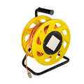 Cable drum, Cat.6A, S/FTP, orange, 90 m