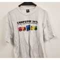 CampZone 2011 T-shirt maat L unisex GRIJS